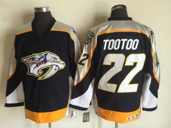 Nashville Predators #22 Jordin Tootoo Black 2006 Vintage CCM Jersey