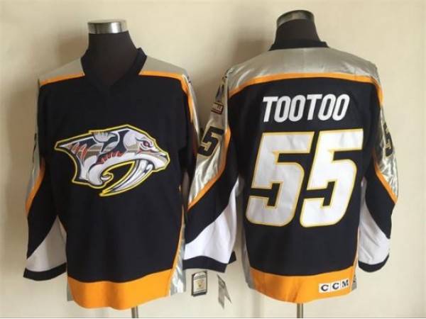 Nashville Predators #55 Jordin Tootoo Black 2006 Vintage CCM Jersey