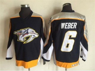 Nashville Predators #6 Shea Weber Black 2005 Vintage CCM Jersey