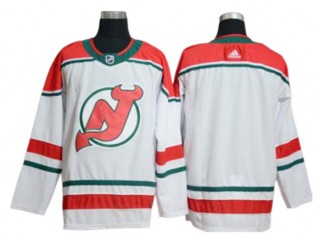 New Jersey Devils Blank White Alternate Jersey