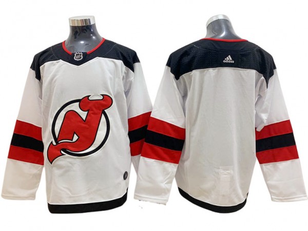 New Jersey Devils Blank White Away Jersey