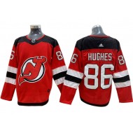 New Jersey Devils #86 Jack Hughes Red Home Jersey