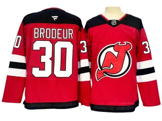 New Jersey Devils #30 Martin Brodeur Red Home 2024 Jersey