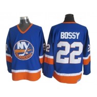 New York Islanders #22 Mike Bossy Vintage CCM Jersey - Blue/White