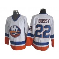 New York Islanders #22 Mike Bossy Vintage CCM Jersey - Blue/White