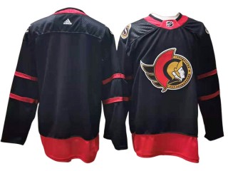 Ottawa Senators Blank Black Home Jersey