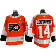 Philadelphia Flyers #14 Sean Couturier Orange Home Jersey