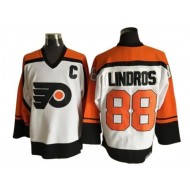 Philadelphia Flyers #88 Eric Lindros Vintage CCM Jersey - Orange/White/Black