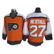 Philadelphia Flyers #27 Ron Hextall Vintage CCM Jersey - Orange/White/Black