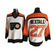 Philadelphia Flyers #27 Ron Hextall Vintage CCM Jersey - Orange/White/Black