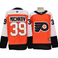 Philadelphia Flyers #39 Matvei Michkov Orange Home 2024 Jersey