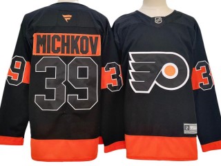 Philadelphia Flyers #39 Matvei Michkov Black Alternate 2024 Jersey