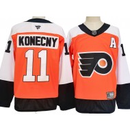 Philadelphia Flyers #11 Travis Konecny Orange Home 2024 Jersey