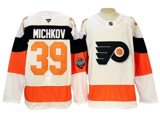 Philadelphia Flyers #39 Matvei Michkov 2024 White Stadium Series Jersey