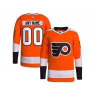 Custom Philadelphia Flyers Orange Home Jersey