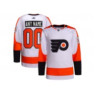 Custom Philadelphia Flyers White Away Jersey