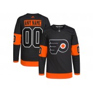 Custom Philadelphia Flyers Black Alternate Jersey