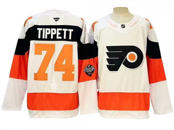 Philadelphia Flyers #74 Owen Tippett White 2024 Stadium Series Jersey