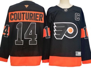 Philadelphia Flyers #14 Sean Couturier Black Alternate 2024 Jersey