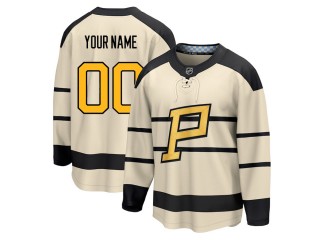 Pittsburgh Penguins 2023 Winter Classic Custom Jersey - Cream