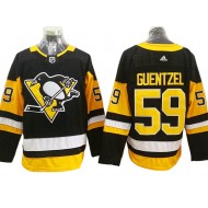 Pittsburgh Penguins #59 Jake Guentzel Black Home Jersey