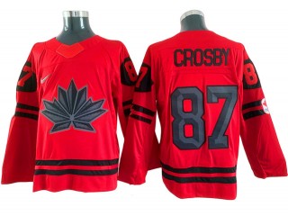 2022 Winter Olympics Team Canada #87 Sidney Crosby Red Hockey Jersey