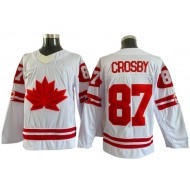 2022 Winter Olympics Team Canada #87 Sidney Crosby White Hockey Jersey