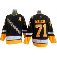 Pittsburgh Penguins #71 Evgeni Malkin Black 2021/22 Alternate Jersey