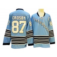 Pittsburgh Penguins #87 Sidney Crosby Light Blue Heritage Classics Jersey