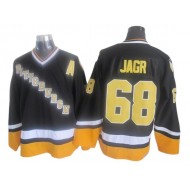 Pittsburgh Penguins #68 Jaromir Jagr 1996 Vintage CCM Jersey - Black/White