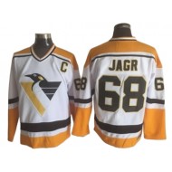 Pittsburgh Penguins #68 Jaromir Jagr 1996 Vintage CCM Jersey - Black/White