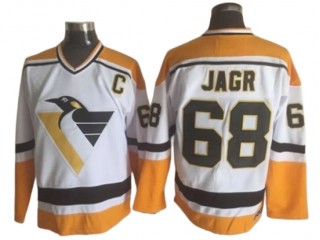 Pittsburgh Penguins #68 Jaromir Jagr 1996 Vintage CCM Jersey - Black/White