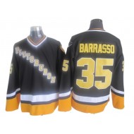 Pittsburgh Penguins #35 Tom Barrasso 1996 Vintage CCM Jersey - Black/White