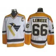 Pittsburgh Penguins #66 Mario Lemieux 1996 Vintage CCM Jersey - Black/White