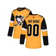 Pittsburgh Penguins Alternate Custom Jersey - Gold