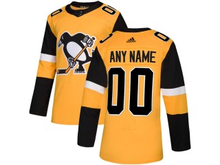 Pittsburgh Penguins Alternate Custom Jersey - Gold