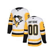 Pittsburgh Penguins Away Custom Jersey - White