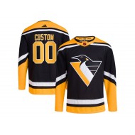 Pittsburgh Penguins Reverse Retro 2.0 Custom Jersey - Black