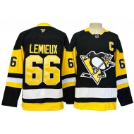 Pittsburgh Penguins #66 Mario Lemieux Black Home 2024 Jersey