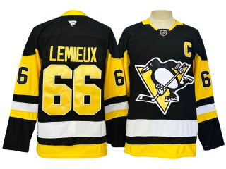 Pittsburgh Penguins #66 Mario Lemieux 2024 Black Home Jersey