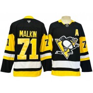 Pittsburgh Penguins #71 Evgeni Malkin Black Home 2024 Jersey