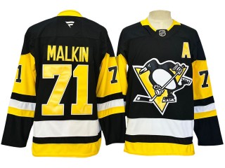 Pittsburgh Penguins #71 Evgeni Malkin 2024 Black Home Jersey