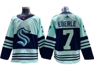 Seattle Kraken #7 Jordan Eberle Teal Reverse Retro 2.0 Jersey