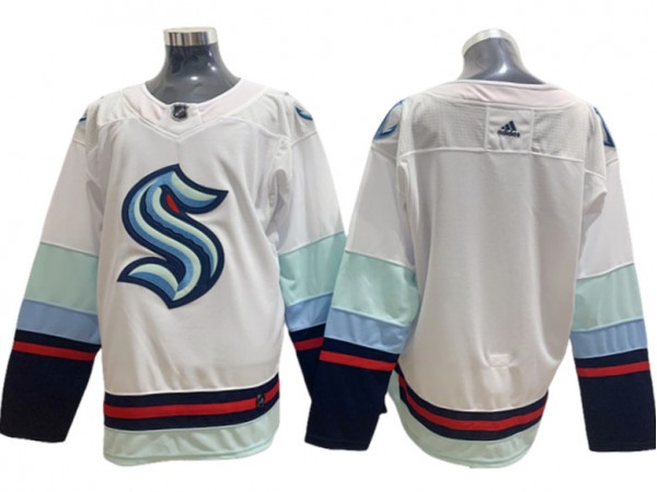 Seattle Kraken Blank White Jersey