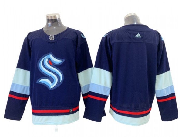 Seattle Kraken Blank Navy Jersey