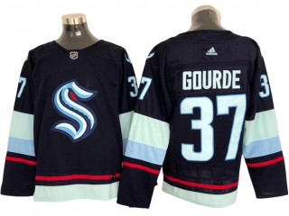 Seattle Kraken #37 Yanni Gourde Navy Jersey