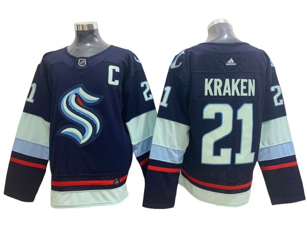 Seattle Kraken #21 Kraken Navy Jersey