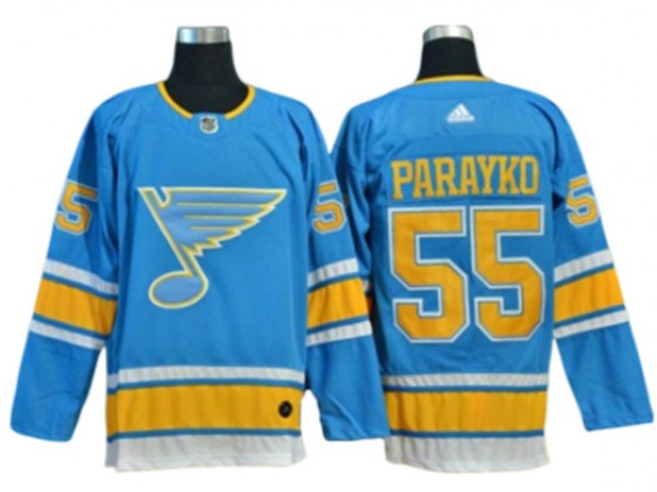 St. Louis Blues #55 Colton Parayko Blue Alternate Jersey