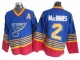 St. Louis Blues #2 Al MacInnis 1995 Vintage CCM Jersey - Blue/White