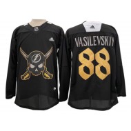 Tampa Bay Lightning #88 Andrei Vasilevskiy Black 2022 Gasparilla Jersey